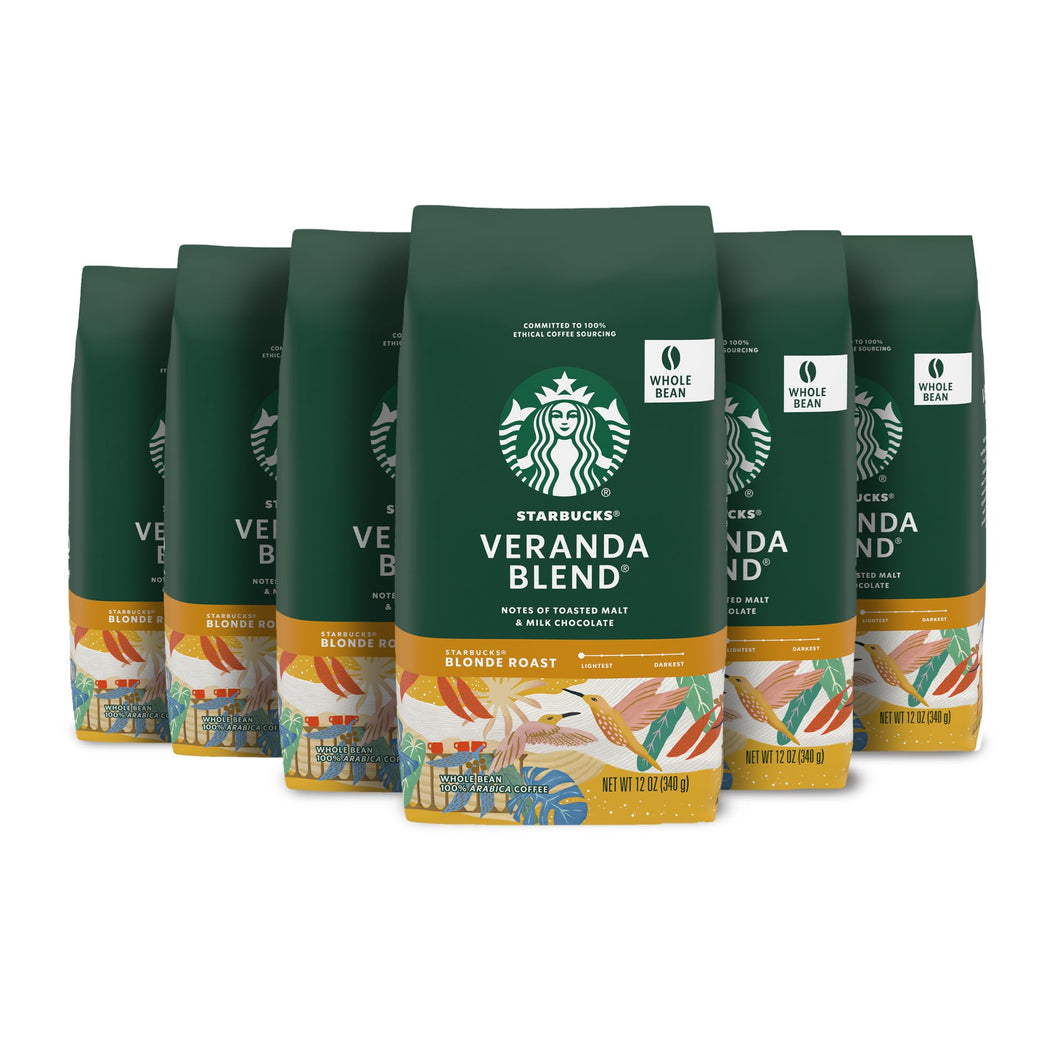 Whole Bean: Starbucks - Veranda - 6/12oz