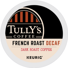 Load image into Gallery viewer, Keurig: Tully&#39;s - French Roast Decaf - 24ct
