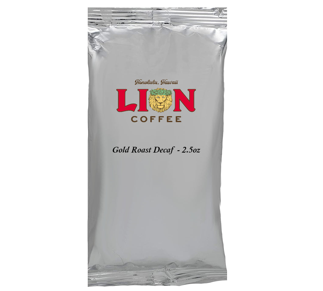 Ground Coffee: Lion - Gold Decaf - 24/2.5oz